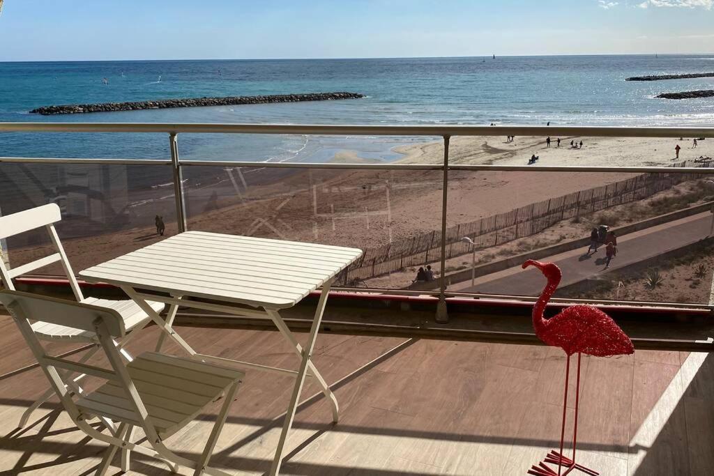 T2 Vue Mer, Premiere Ligne, Terrasse, Garage, Clim Apartment Palavas-les-Flots Exterior photo